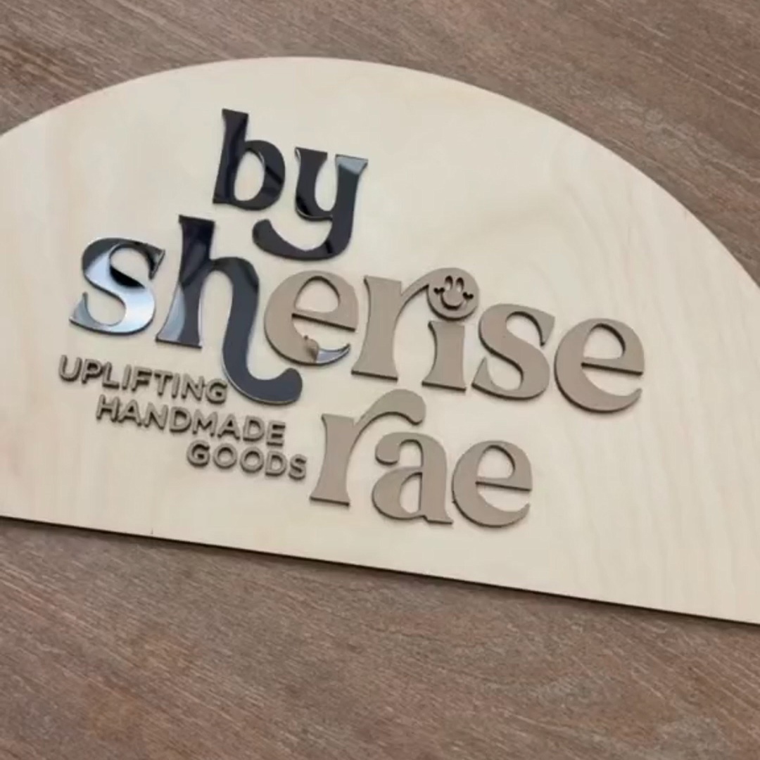 Custom Half-Circle Wooden Plaque Decor